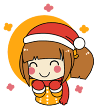 Merry Christmas with Mary & Snow sticker #2226268