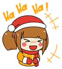 Merry Christmas with Mary & Snow sticker #2226269