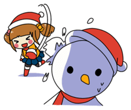 Merry Christmas with Mary & Snow sticker #2226277