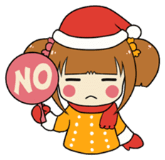Merry Christmas with Mary & Snow sticker #2226280
