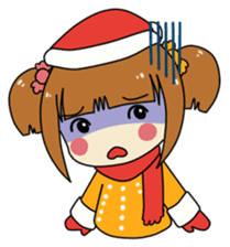 Merry Christmas with Mary & Snow sticker #2226284