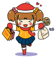 Merry Christmas with Mary & Snow sticker #2226288