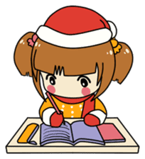 Merry Christmas with Mary & Snow sticker #2226291