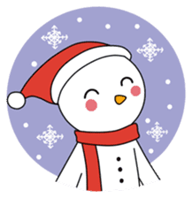 Merry Christmas with Mary & Snow sticker #2226297