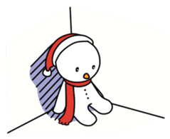 Merry Christmas with Mary & Snow sticker #2226299