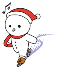 Merry Christmas with Mary & Snow sticker #2226301
