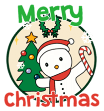 Merry Christmas with Mary & Snow sticker #2226303