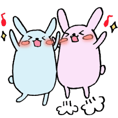 Daily life of newlyweds rabbits