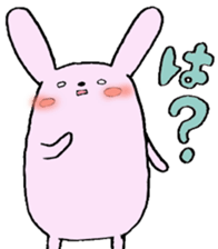 Daily life of newlyweds rabbits sticker #2226356