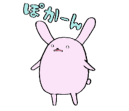 Daily life of newlyweds rabbits sticker #2226358