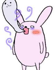 Daily life of newlyweds rabbits sticker #2226360