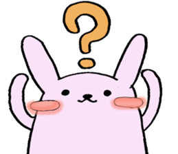 Daily life of newlyweds rabbits sticker #2226363