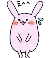 Daily life of newlyweds rabbits sticker #2226364