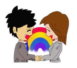 Mr.mame & Ms.mame sticker #2226539