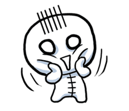 Vodou doll Autumn & Winter version sticker #2226801