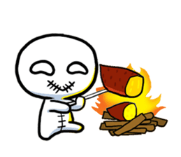 Vodou doll Autumn & Winter version sticker #2226803