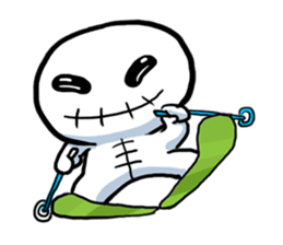 Vodou doll Autumn & Winter version sticker #2226804