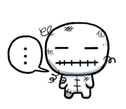 Vodou doll Autumn & Winter version sticker #2226813