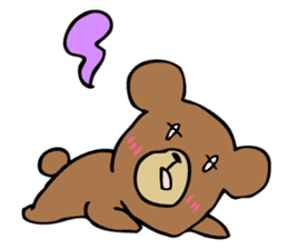 Always sleepy bear sticker #2227740