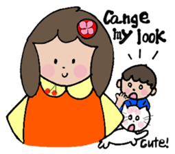 I and my sister and Nina Vol.2(English) sticker #2228455