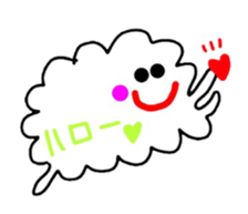 pretty  cloud sticker #2228551