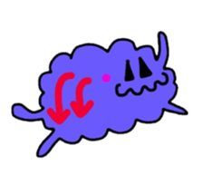 pretty  cloud sticker #2228560