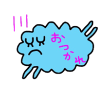 pretty  cloud sticker #2228565