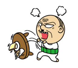 Japanese old man sticker #2228664