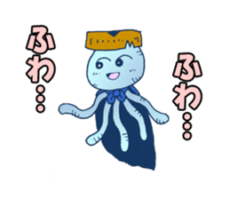 Traveler jellyfish Sticker sticker #2229132