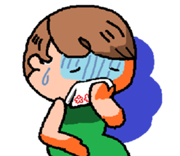 Go for it, it is a pregnant woman sticker #2229511