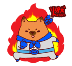 Japanese dog heroes! sticker #2230271