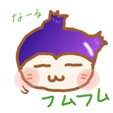 Japanese cute blueberry-dog Stickers sticker #2230508