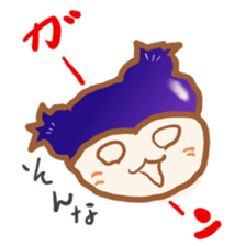 Japanese cute blueberry-dog Stickers sticker #2230509