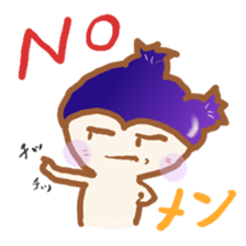 Japanese cute blueberry-dog Stickers sticker #2230513