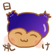 Japanese cute blueberry-dog Stickers sticker #2230522