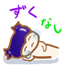 Japanese cute blueberry-dog Stickers sticker #2230529