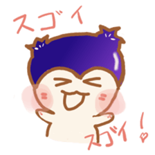 Japanese cute blueberry-dog Stickers sticker #2230534