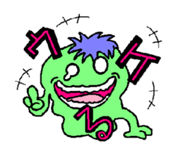 CLAY? MONSTER?    His name is "CLEBOO" sticker #2230707