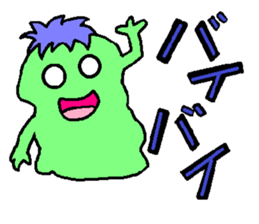 CLAY? MONSTER?    His name is "CLEBOO" sticker #2230711