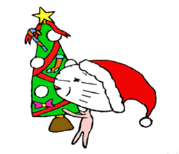 Laura-2-umetaro Christmas and New Year sticker #2230751