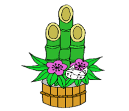 Laura-2-umetaro Christmas and New Year sticker #2230768