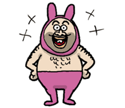 Monsieur bunny sticker #2230865