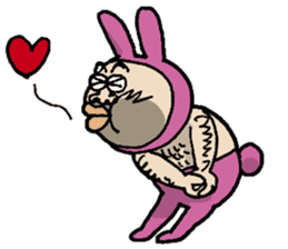 Monsieur bunny sticker #2230867