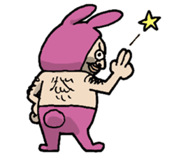 Monsieur bunny sticker #2230868