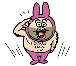 Monsieur bunny sticker #2230869