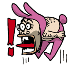 Monsieur bunny sticker #2230873