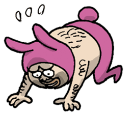 Monsieur bunny sticker #2230874