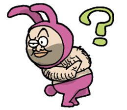 Monsieur bunny sticker #2230878
