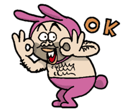 Monsieur bunny sticker #2230880
