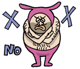 Monsieur bunny sticker #2230881